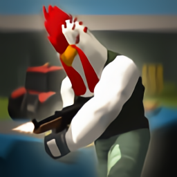 农场鸡的战争游戏