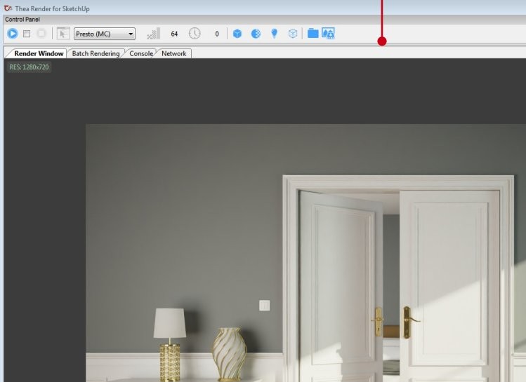 thea for sketchup云渲染