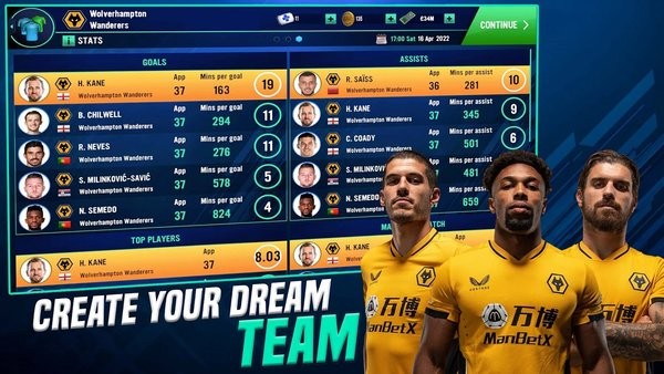 足球經(jīng)理2022中文版 v1.0.6 安卓版 2