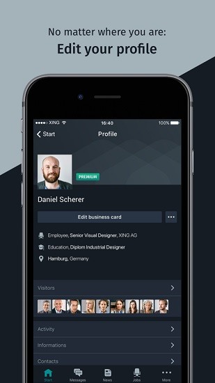 德國找工作商務(wù)社交平臺xing v11.12.01 安卓版 2