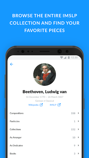 imslp琴譜app(國(guó)際樂譜庫(kù)) v2.9.11 安卓中文版 0