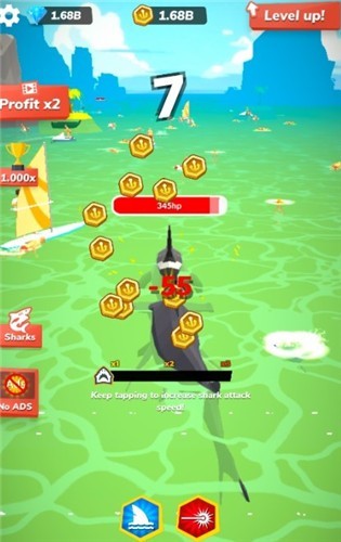 貪吃大白鯊(Idle Shark0 v3.4 安卓版 0