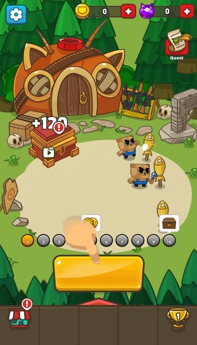 貓咪軍隊競技場 貓咪軍隊競技場游戲