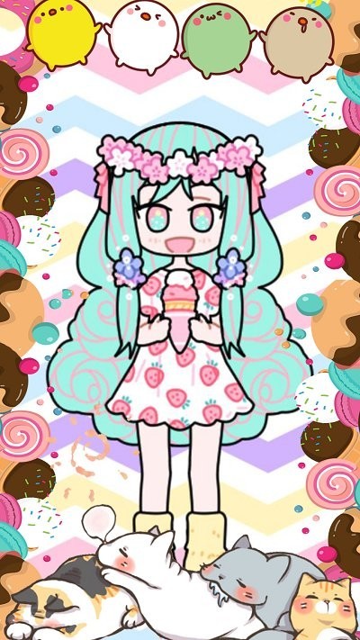 托卡粉彩少女換裝游戲下載