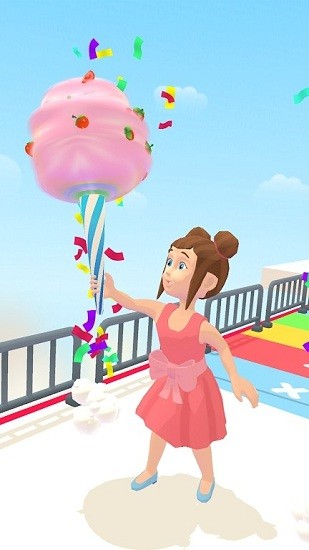 棉花糖翻滾游戲