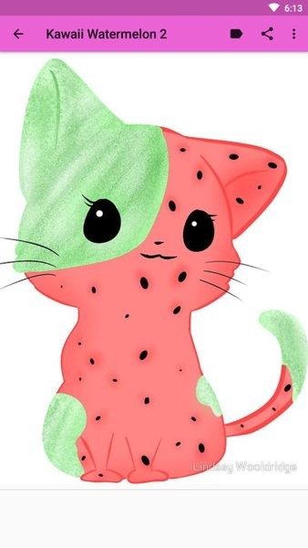 西瓜壁紙小清新高清卡通圖片2