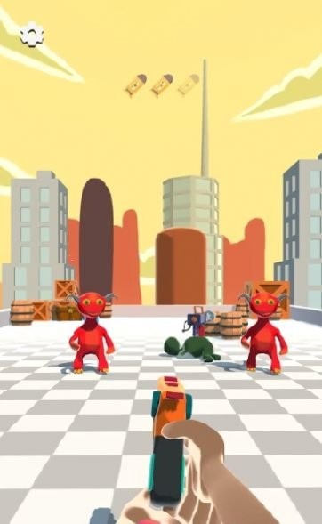 小怪物入侵小游戲