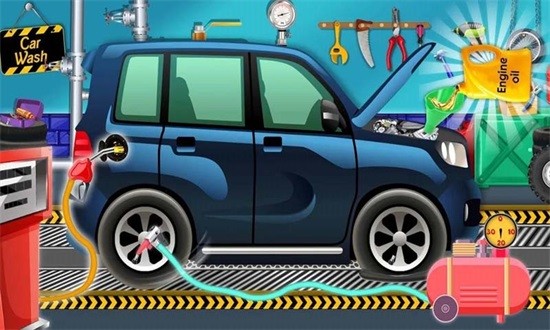模擬瘋狂洗汽車游戲下載