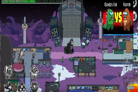 太空狼人哥斯拉大戰(zhàn)金剛模式(Among Us Kong vs Godzilla Imposter Role Mod) v1.0 安卓版 2