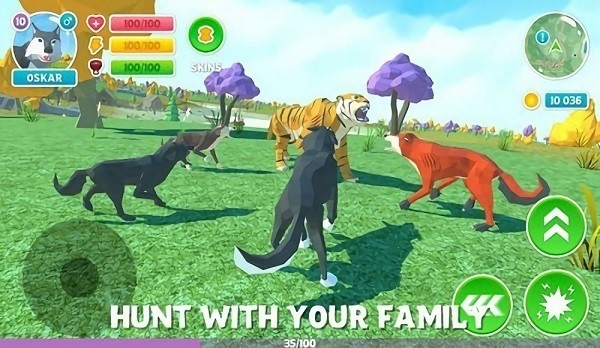 野狼生存模擬器游戲 v1.8 安卓版 1