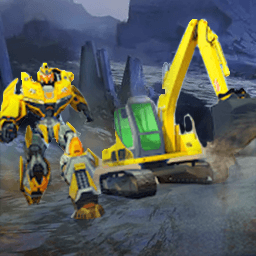 機器人變形挖掘機游戲