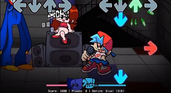 周五夜放克波比的游戲時(shí)間mod(Friday Night Funkin VS huggy HD) v0.2.7.0 安卓版 3