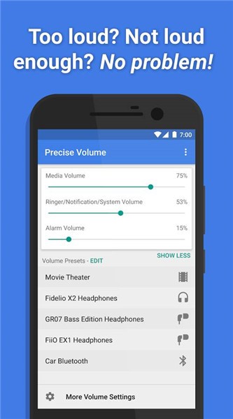 微調(diào)音量Precise Volume軟件 v1.19.1 安卓版 0