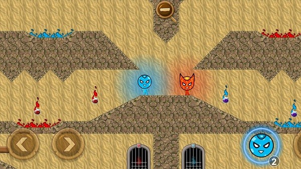 抖音小游戲紅藍森林冰火人