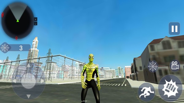 飛行蜘蛛繩英雄游戲