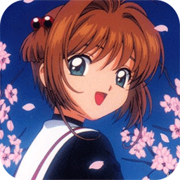 青春女生櫻花裝扮