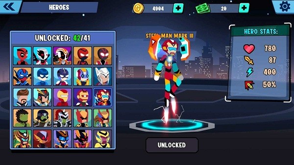 火柴人全明星亂斗漢化版(Stickman Heroes) v0.0.9 安卓版 2