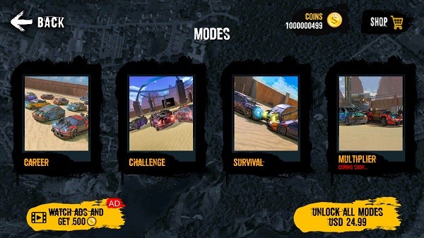 毀滅汽車模擬器無敵版(Demolition Derby) v1.4 安卓版 0
