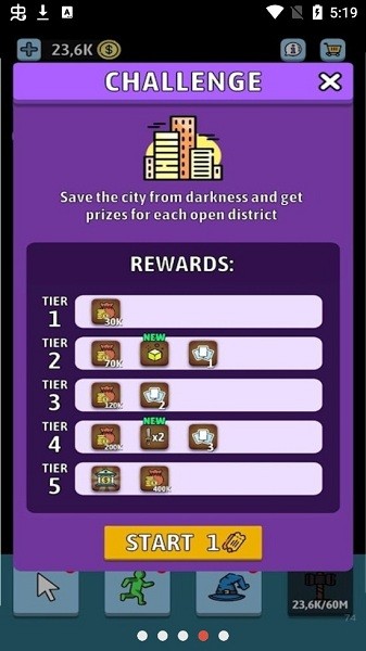 瘋狂點(diǎn)擊按鈕(Idle Button) v3.0.61 安卓版 2