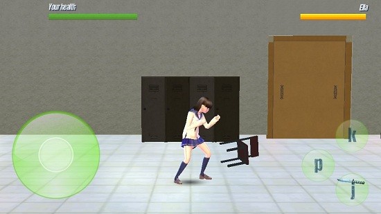 高中女生街頭模擬器中文版(High School Girl Street Battle Karate Simulator) v1.0 安卓版 1