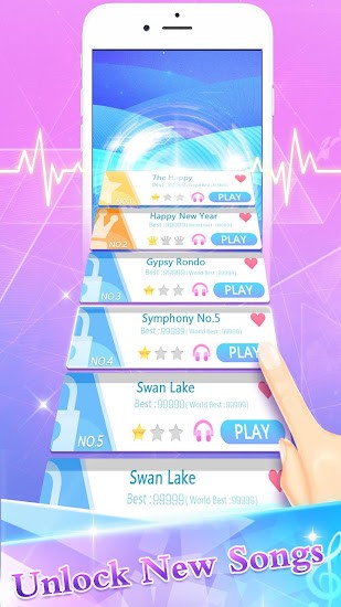 鋼琴節(jié)奏大師音符雨游戲 v1.0.9 安卓版 1