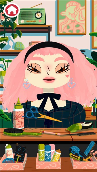 米加世界美發(fā)換裝游戲 v1.0 安卓版 0