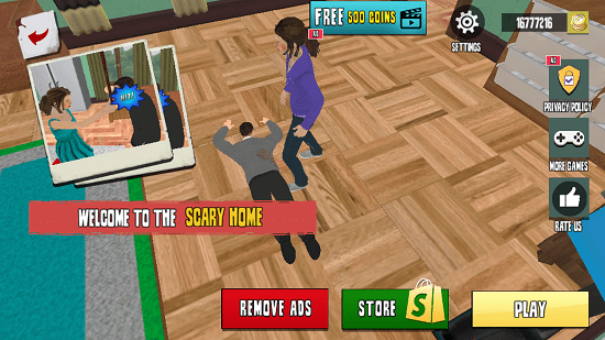 瘋狂的妻子3d(Scary Wife 3d) v1.7 安卓版 1