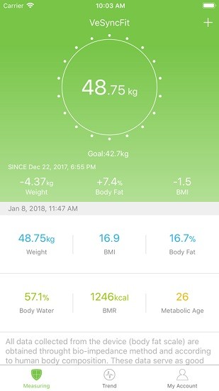 vesyncfit v1.6.8 手機(jī)版 0