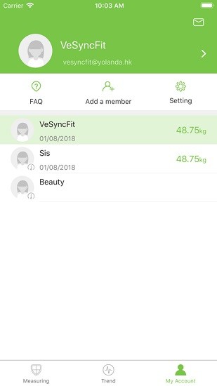 vesyncfit v1.6.8 手機(jī)版 2