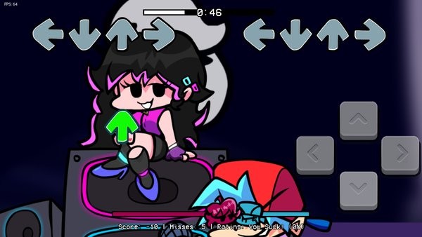 黑色星期五之夜塵埃藍莓sans模組 周五夜放克塵埃藍莓模組