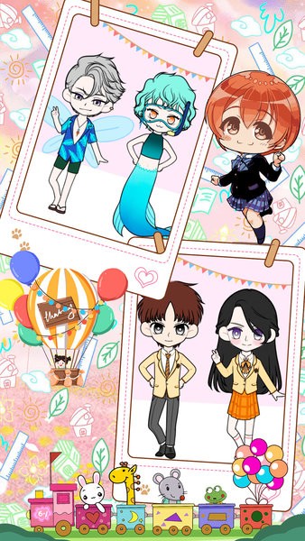 洋娃娃頭像玩偶游戲