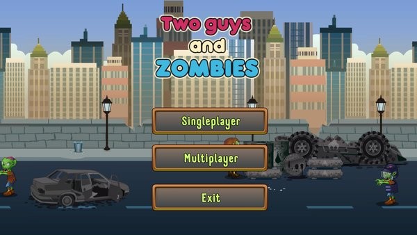 兩個家伙和僵尸雙人版(Two guys And Zombies) v1.1.4 安卓版 2