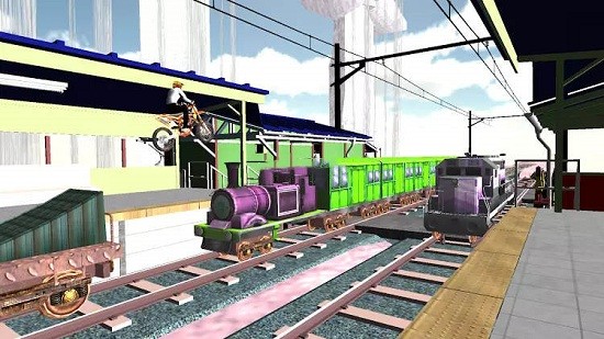 地鐵摩托騎士游戲(Subway Moto Rider) v1.0 安卓版 1