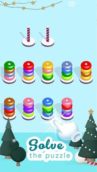 彩色堆疊拼圖(Color Stack Puzzle) v1.2.3 安卓版 0