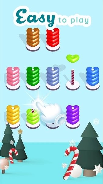 彩色堆疊拼圖(Color Stack Puzzle) v1.2.3 安卓版 1