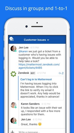 mattermost中文版(團(tuán)隊(duì)協(xié)作溝通) v1.48.1 手機(jī)版 1