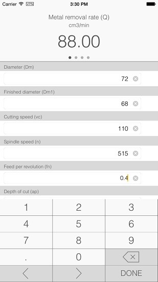 Machining calculator(加工計(jì)算器) v3.0.3 安卓版 0