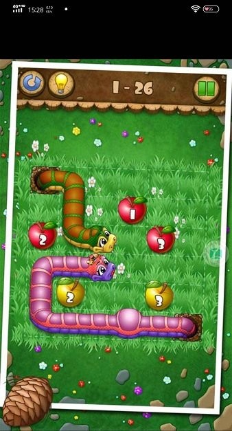 小蛇吃蘋果游戲