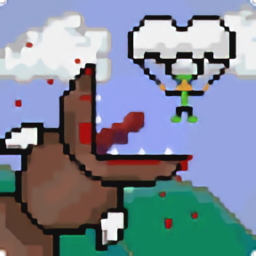 像素蠕蟲游戲(Super Mega Worm)