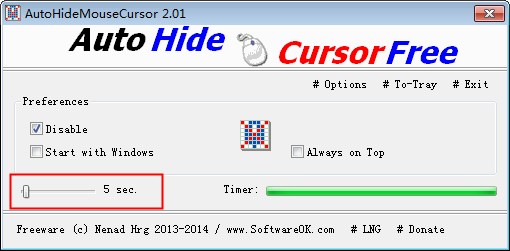 AutoHideMouseCursor軟件下載