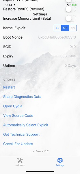 unc0ver越獄工具 v8.0.2 最新中文版 2
