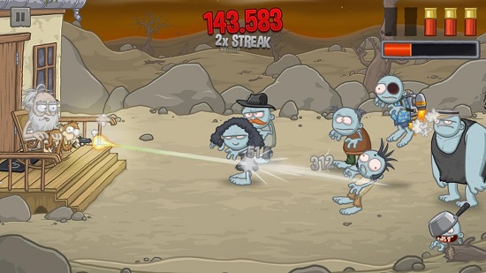 爺爺打僵尸游戲