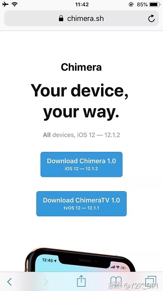 chimera奇美拉越獄工具 v1.6.4 蘋果官方版 1