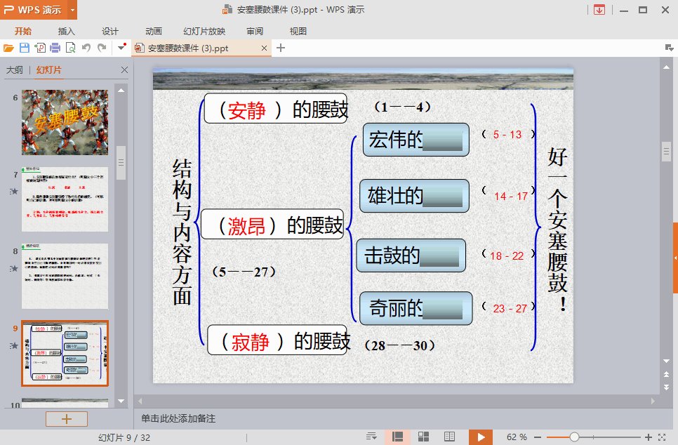 安塞腰鼓課件ppt2021  1