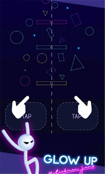 火柴人炫光跳躍手游 v1.0 安卓版 1