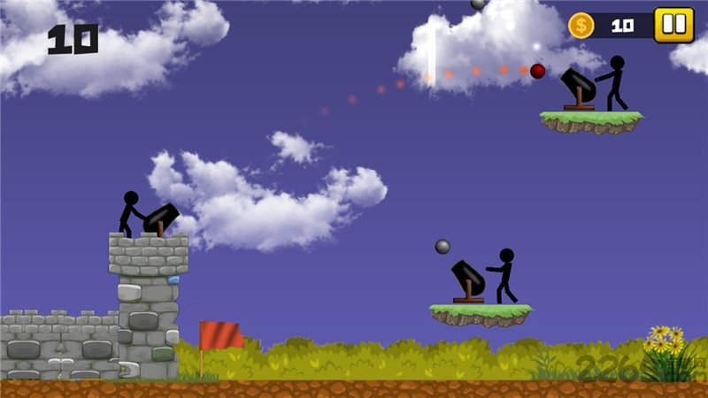 火柴人大炮射手游戲 v1.1 安卓版 1