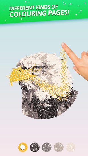 彩色閃光填色 彩色閃光填色游戲