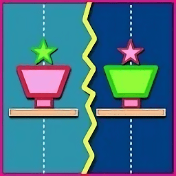 形狀對稱拼圖游戲