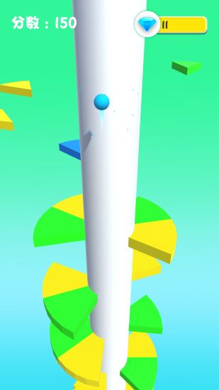 歡樂球球跳塔游戲