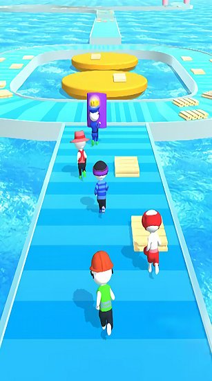 人群方塊堆疊下載